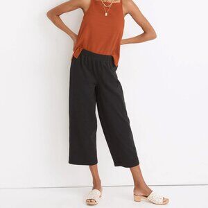 Madewell Seersucker Pull-On Crop Pants